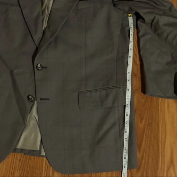 Burberrys Men’s Sport Jacket 100% Wool Vintage Gray‎ Coat Old Money Luxury